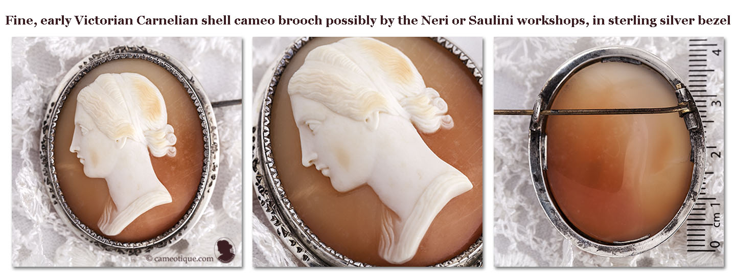 Victorian cameos for sale online.